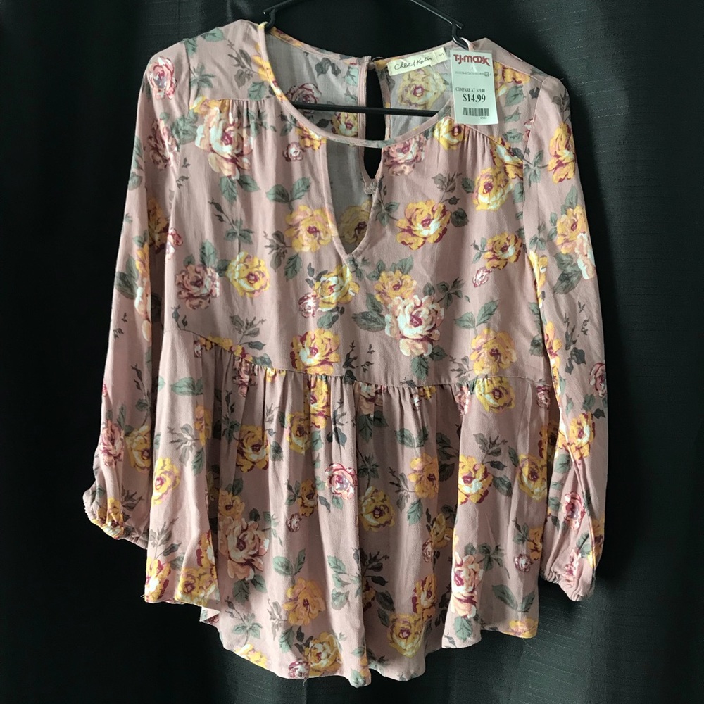 DONATING SOON! Floral Shirt